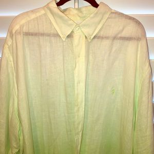 Polo Ralph Lauren linen button down 3XLT